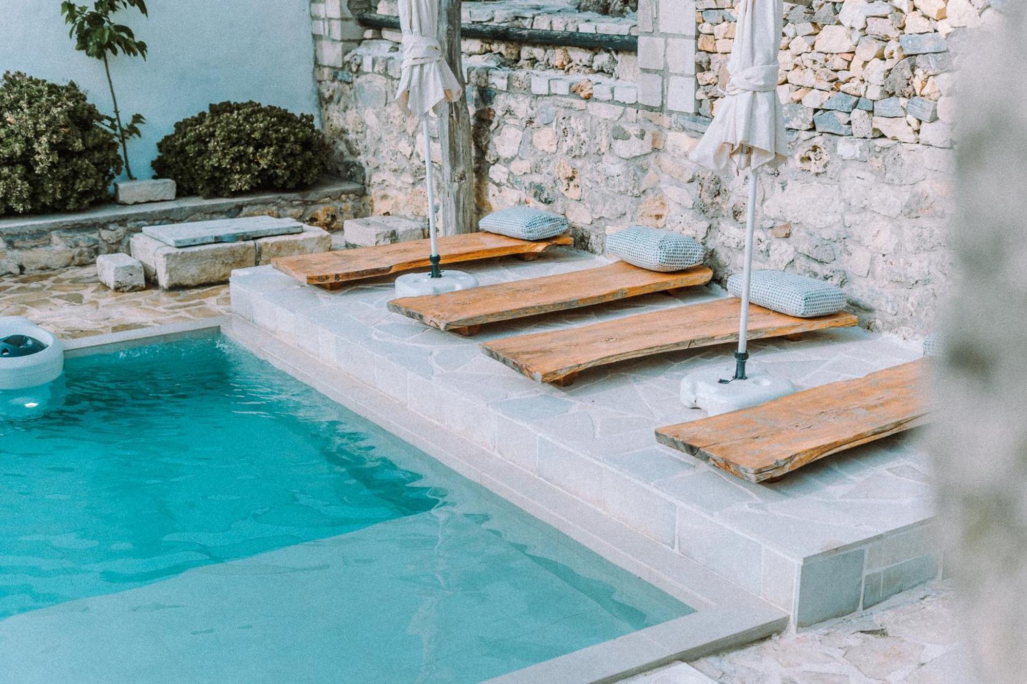 Villa Antonia'S Stonebuilt Mansion With A Private Pool Arménoi Esterno foto