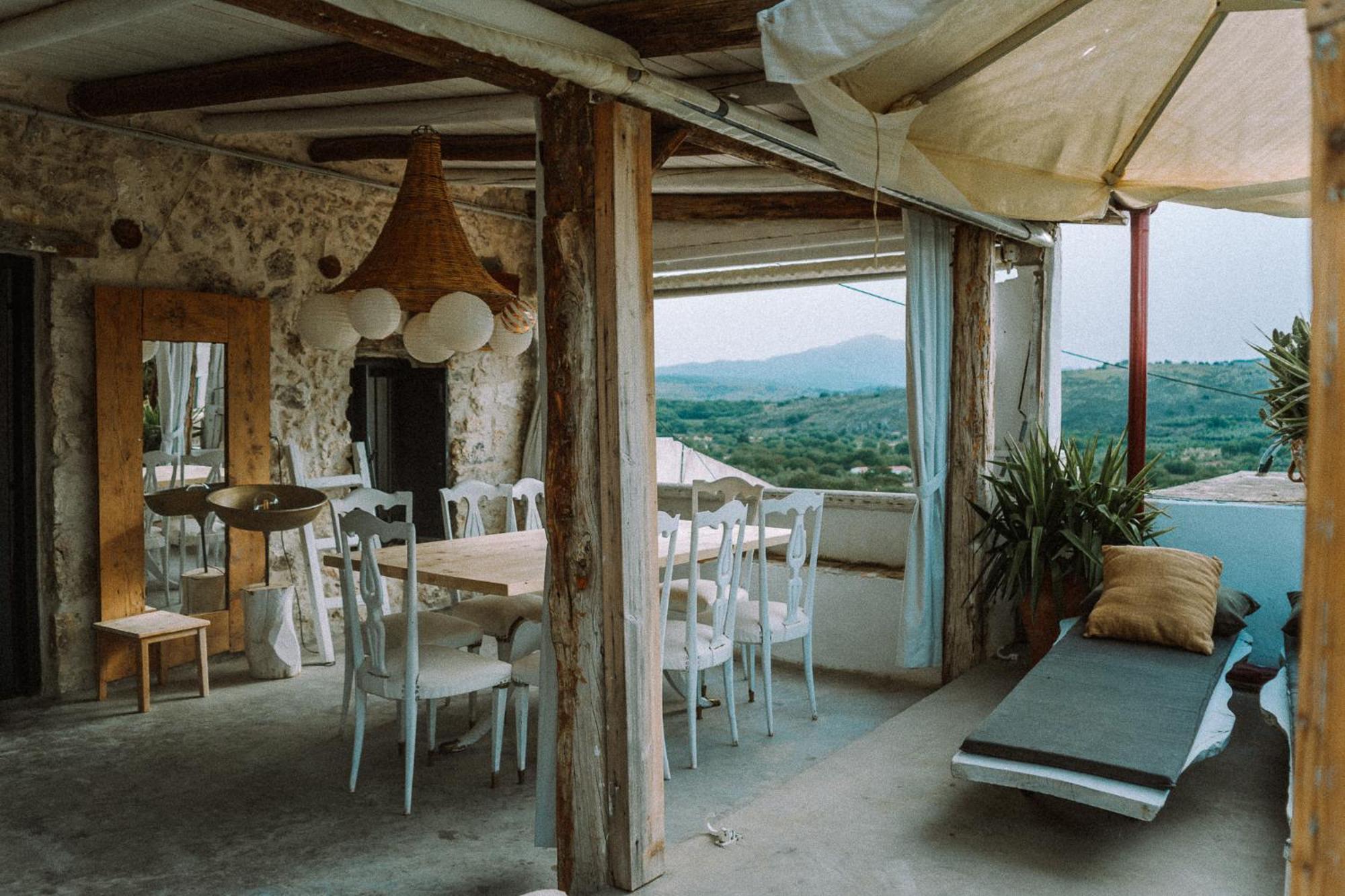 Villa Antonia'S Stonebuilt Mansion With A Private Pool Arménoi Esterno foto