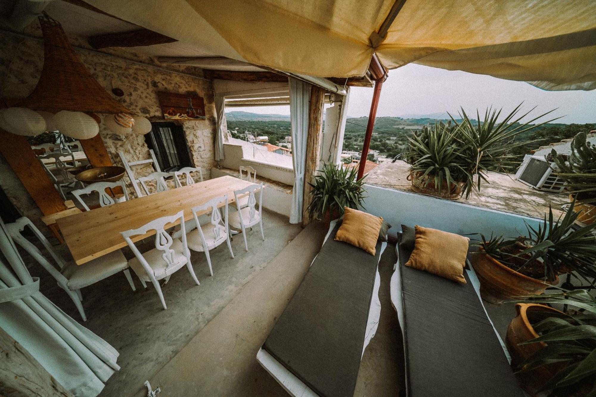 Villa Antonia'S Stonebuilt Mansion With A Private Pool Arménoi Esterno foto